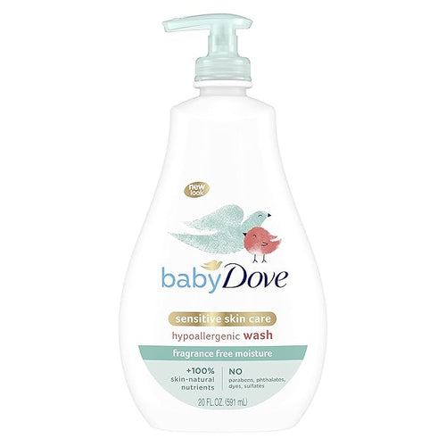 Baby Dove Sensitive Skin Care Baby Wash For Baby Bath 20 oz