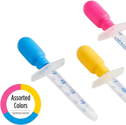 EZY DOSE Kids Baby Oral Syringe & Dispenser Calibrated for Liquid Medicine, Reduce Mess 5 mL/1