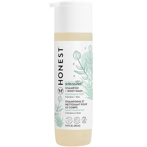 The Honest Company 2-in-1 Cleansing Shampoo + Body Wash | Gentle for Baby 10 fl