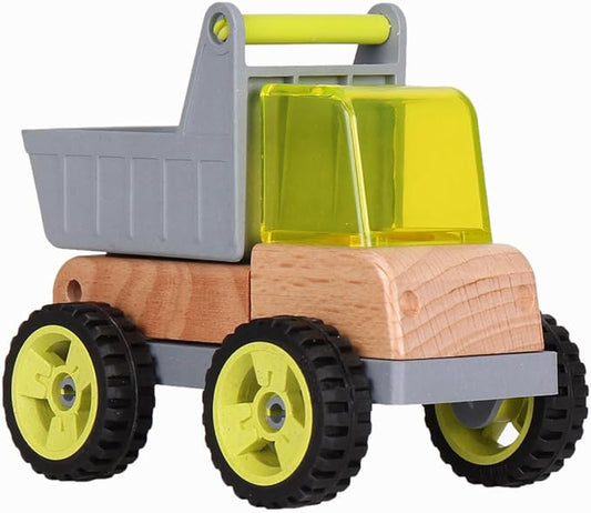 Wooden Construction Truck Mini Simulation Engineering Vehicles for Boys and 3 +