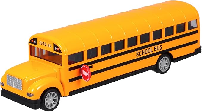 Gadpiparty 1pc School Bus Toy Car Yellow Bus Toy School