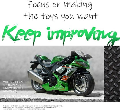 Pull Back Motorcycle Toys, Tiny Gift with Music Lighting 3 4 5 6 7 8