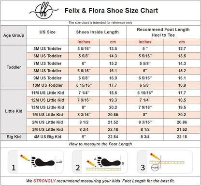 Felix & Flora Girls Toddler Little Ballet Shoes - Flower