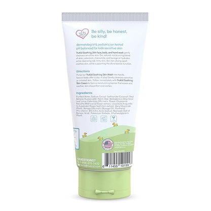 TruKid Soothing Skin Eczema Face and Body Wash - NEA-Accepted for Eczema, Soothes & Prevents Irritation 8oz TUBE