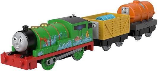 Thomas & Friends Percy and Troublesome Truck, battery-powered motorized toy 3 years