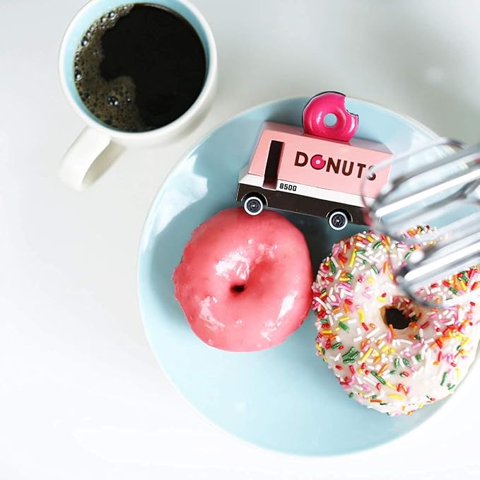 Candylab Toys CANDYCAR® Wooden Food Truck Collection - Donut Van,