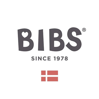 BIBS Pacifiers - Boheme Collection | BPA-Free Baby Pacifier 2 Cloud/Blush 6-18 Months