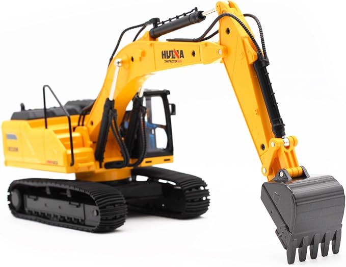 Gemini&Genius Excavator Toy, Construction Vehicle Digger Toy 1/35 Scale Die-cast