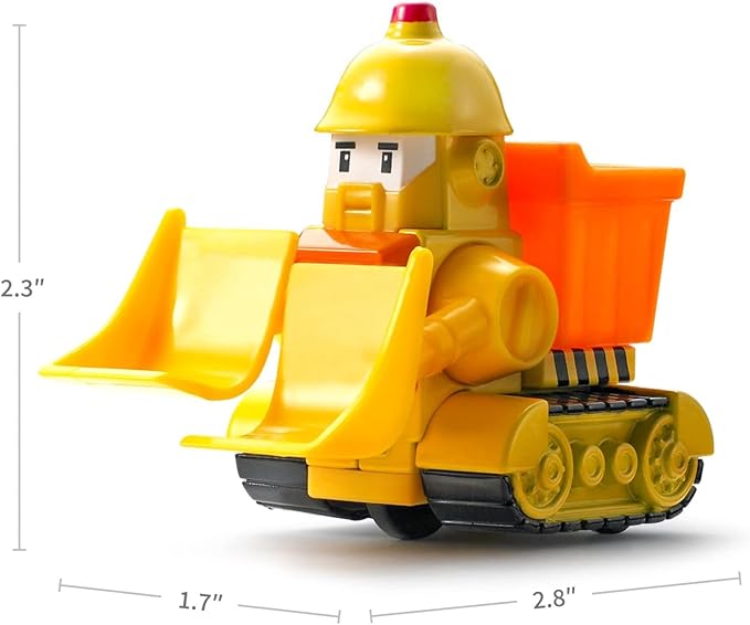 Robocar Poli, Bruner DIE-CAST Metal Toy Cars 1-5 Boys