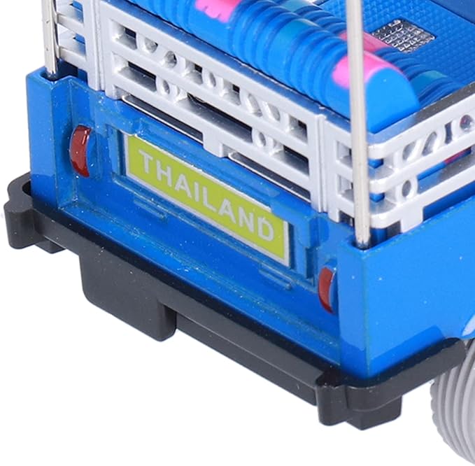 RiToEasysports Tricycle Toy, Pull Back Thai Tricycle Simulation Alloy Tuk