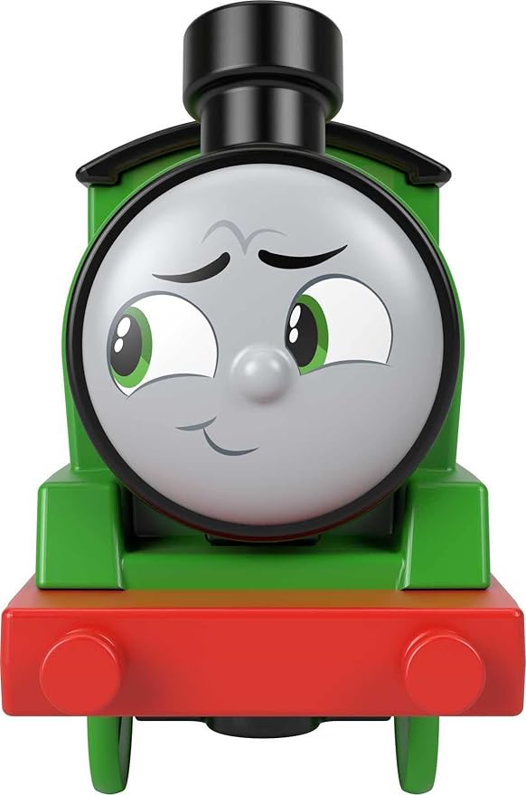 Thomas & Friends Motorized Toy Train Percy Engine & Brake Car Bruno Rail Vehicle for Preschool Pretend Play Kids Ages 3+ Years