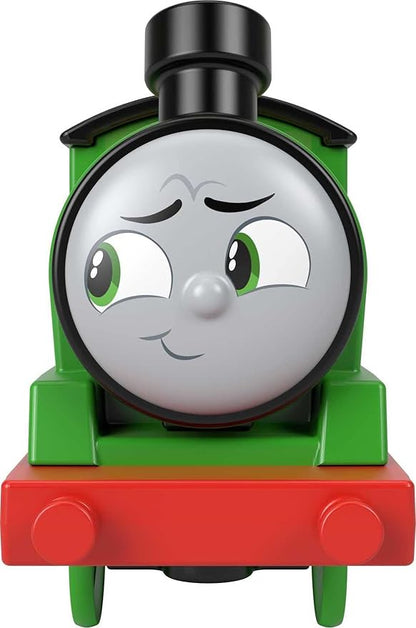 Thomas & Friends Motorized Toy Train Percy Engine & Brake Car Bruno Rail Vehicle for Preschool Pretend Play Kids Ages 3+ Years