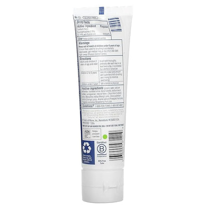 Tom's of Maine Natural Kid's Fluoride Toothpaste, Outrageous Orange Mango, 5.1 oz.