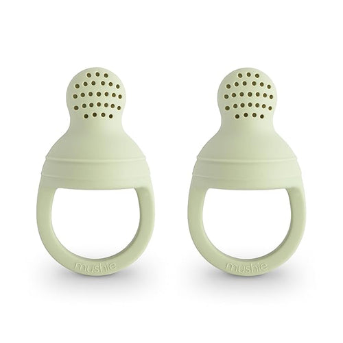 mushie Silicone Baby Fresh Fruit & Food Feeder Pacifier | 6 Months+