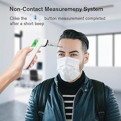 ANMEATE No-Touch Forehead Thermometer for Adults, Infrared Digital Thermometer for Kids