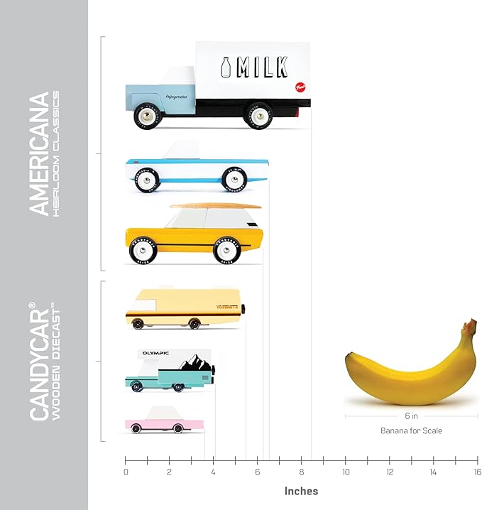 Candylab Toys CANDYCAR® Wooden Food Truck Collection - Hot Dog