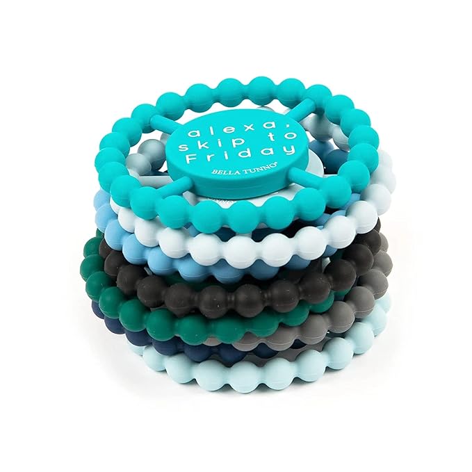 Bella Tunno Happy Teether ??Soft & Easy Grip Baby Teether Toy, Silicone Teether Ring to Help Soothe Gums