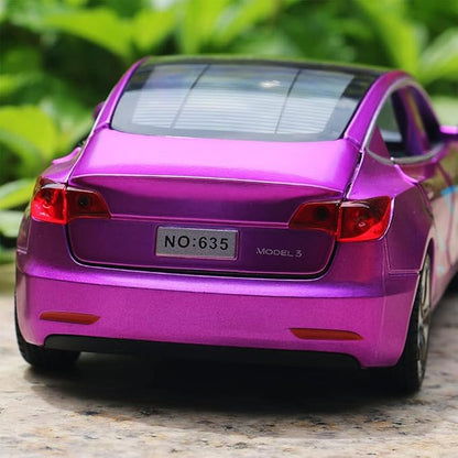 1:32 Scale Model 3 Alloy Car Model Diecast Toy Vehicles for Kids, car Model Toy，Pull Back Alloy Car with Lights and Music
