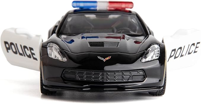 Compatible for Chevrolet Calvert C7 Police Car Model 1:36 Diecasting