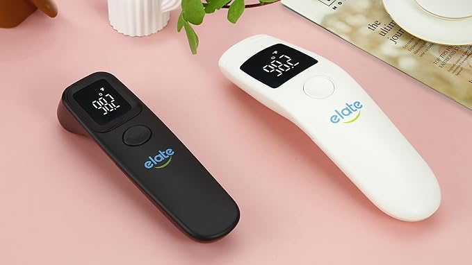 Elate Non-Contact Forehead Thermometer for Adults and Kids, No-Touch Digital Baby Thermometer for Infants/Newborns
