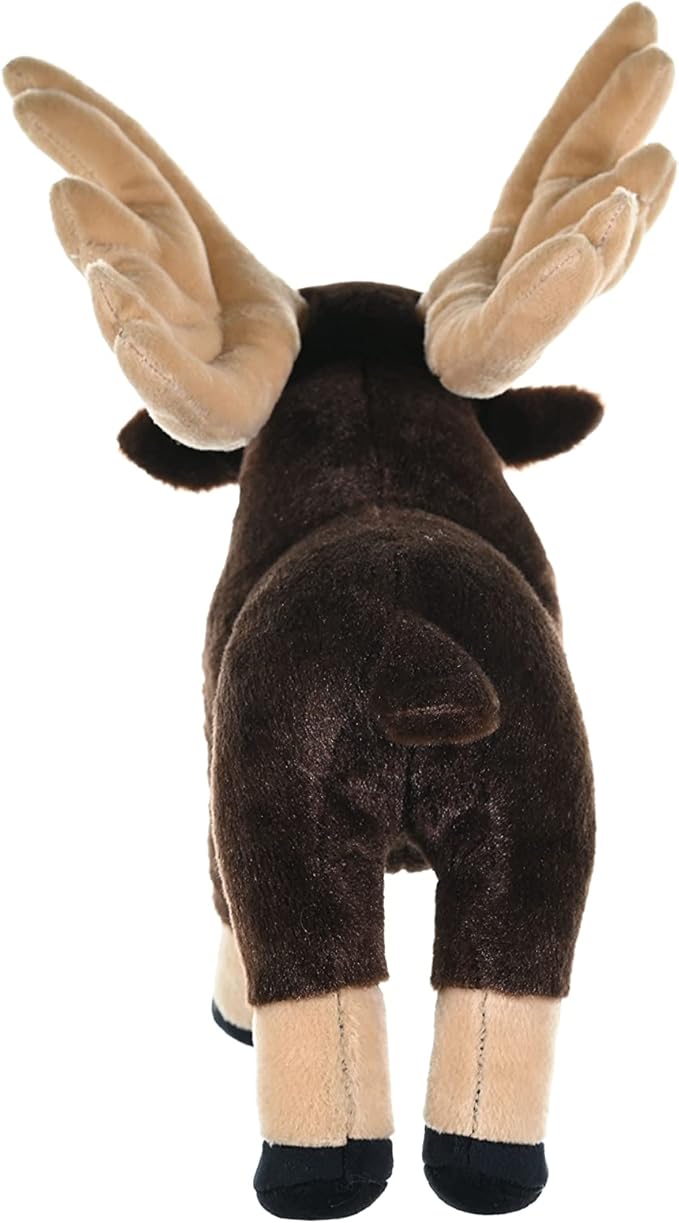Wild Republic Moose Plush, Stuffed Animal, Plush Toy, Gifts for Kids, Cuddlekins 12"