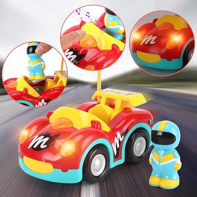 Haktoys Remote Control Cars Set of 2 Vehicles: RC Radio