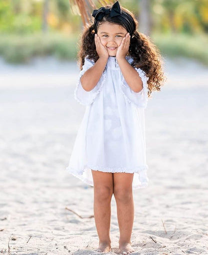 RuffleButtsÂŽ Girls Swim Bow Headband