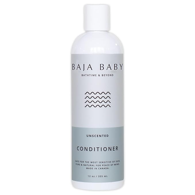Baja Baby Unscented Conditioner - Organic, Gluten-Free 12 oz