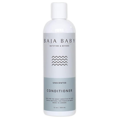 Baja Baby Unscented Conditioner - Organic, Gluten-Free 12 oz