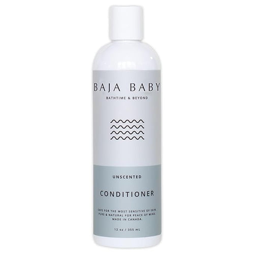 Baja Baby Unscented Conditioner - Organic, Gluten-Free 12 oz