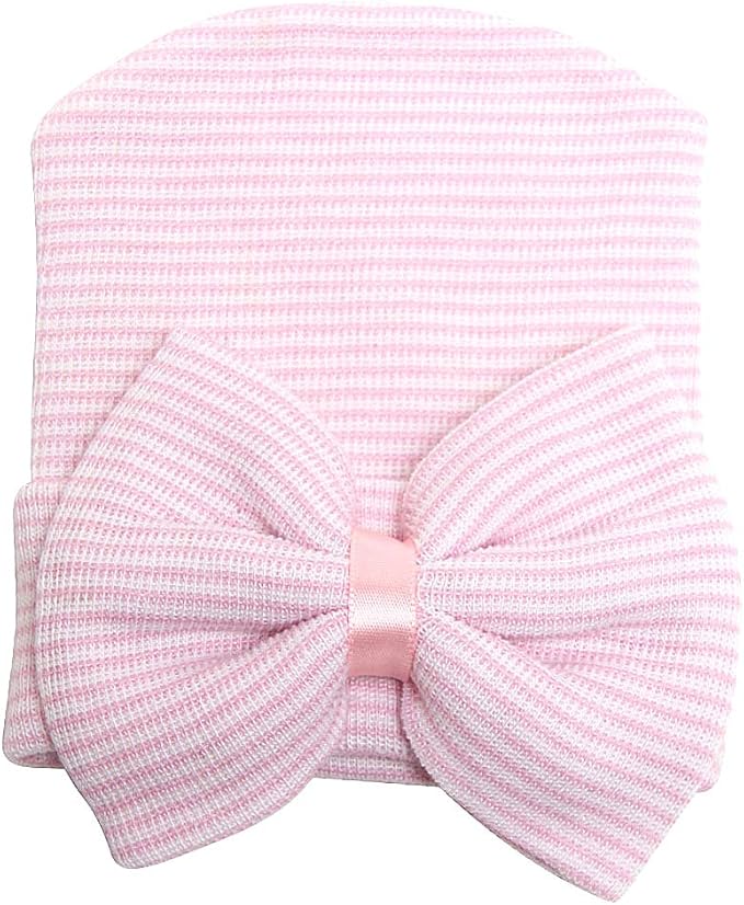 XYX Baby Girl Toddlers Breathable Cotton Hat Newborn Knotted Hat