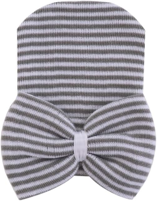 XYX Baby Girl Toddlers Breathable Cotton Hat Newborn Knotted Hat