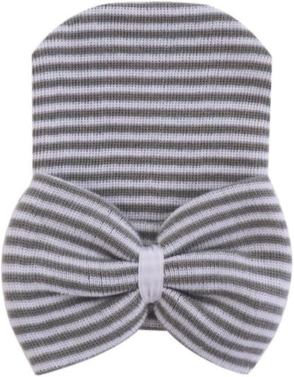 XYX Baby Girl Toddlers Breathable Cotton Hat Newborn Knotted Hat