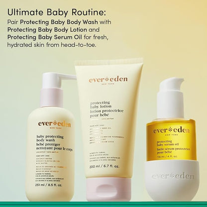 Evereden Protecting Baby Body Wash and Shampoo 8.5 oz. | Clean and Gentle Baby Care