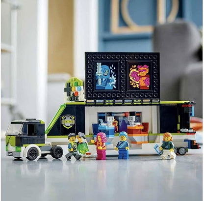 LEGO 60388 City Video Game Tournament Truck Esports Vehicle Toy with Minifigures for Gamer, Gift for Boys and Girls Age 7+