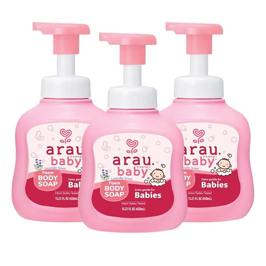 Foam Body Soap - Gentle for Delicate Skin, Head to Toe (15.21 fl 3)