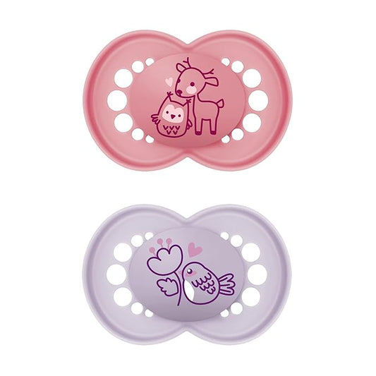 MAM Original Matte Baby Pacifier, Nipple Shape Helps Promote Healthy Oral Development 6-16 Months 2)