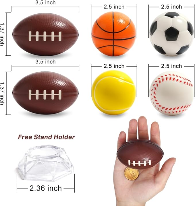 Yonge & Finch Outdoor Toys for Toddlers 1-3, Balls for Toddlers 1-3, Bouncy Balls for Kids, 2 Year Old Toys, Stress Balls Bulk, Soft Play Equipment, Gifts for 2 Year Old Boys