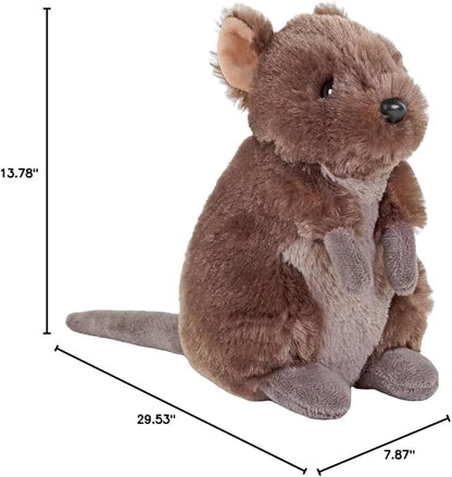 Wild Republic Cuddlekins Mini, Quokka, Stuffed Animal, 8 inches, Gift for Kids, Plush Toy, Fill is Spun Recycled Water Bottles