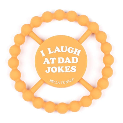 Bella Tunno Happy Teether ??Soft & Easy Grip Baby Teether Toy, Silicone Teether Ring to Help Soothe Gums