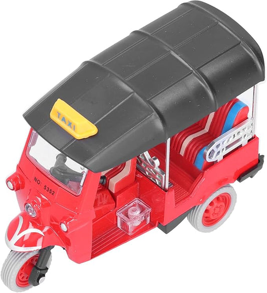Tricycle Toy, Pull Back Thai Tricycle Simulation Alloy Tuk Tuk