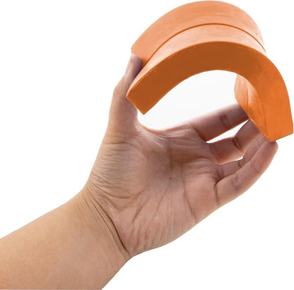 BAZIC Modeling Clay Orange Color 1 LB, Light Dough Art Craft, Non Toxic Gift for Artist Kids Toddler Boys Girls, Bulk for Classroom, 2-Pack