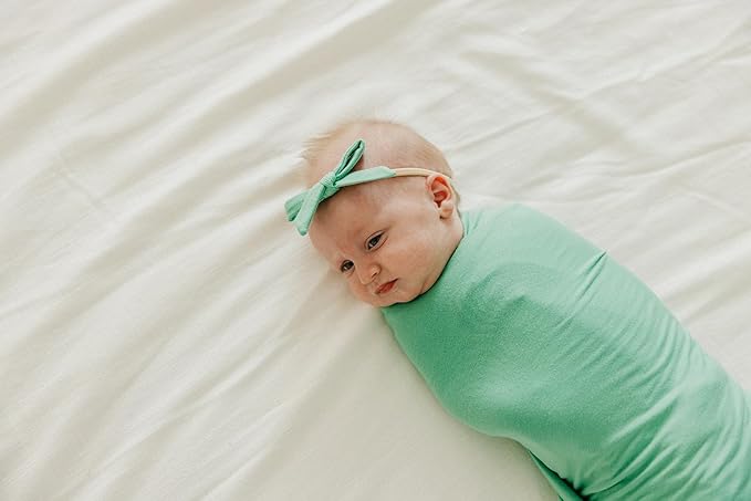 Copper Pearl Baby Bows: Stylish Headbands for Baby Girls, Premium Soft and Stretchy Baby Headbands