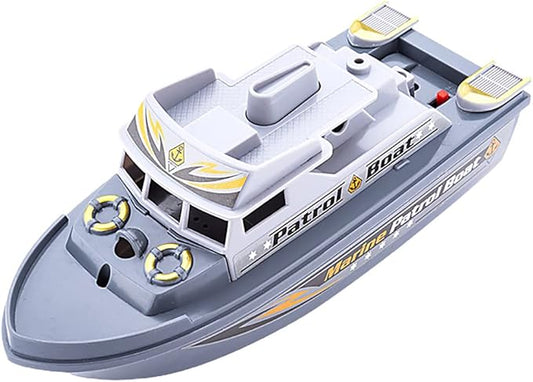 Speed Boat Water Toy, Electric Patrol Boat Coast Guard Vessel 1)