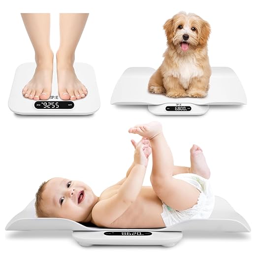 Baby Weight Scale, Infant Scale with Detachable Tray 400lb/180kg