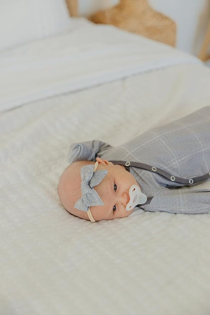 Copper Pearl Baby Bows: Stylish Headbands for Baby Girls, Premium Soft and Stretchy Baby Headbands