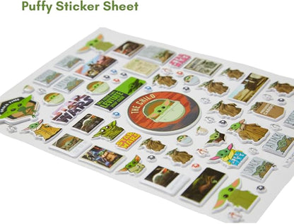 Star Wars Mandalorian Baby Yoda Coloring & Sticker Activity Set for Kids with Travel Carrying Case
