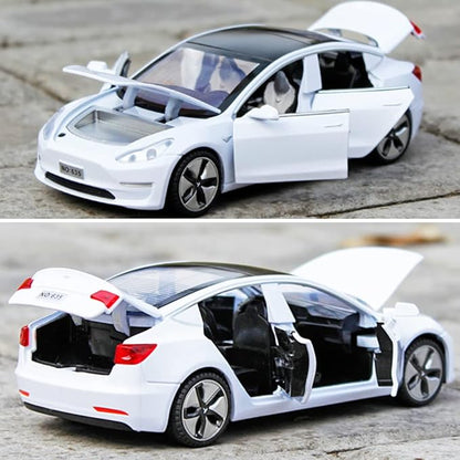 1:32 Scale Model 3 Alloy Car Model Diecast Toy Vehicles for Kids, car Model Toy，Pull Back Alloy Car with Lights and Music