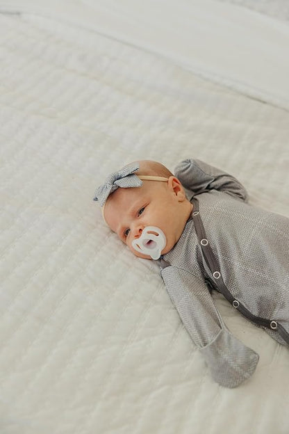 Copper Pearl Baby Bows: Stylish Headbands for Baby Girls, Premium Soft and Stretchy Baby Headbands