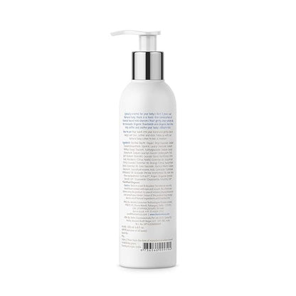 The Moms Co. Tear-Free Natural Baby Wash with Calendula, Avodado Oils and USDA-Certified Organic Oils Like Argan 200ml